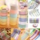 5mm x 5m-es SEVENTEEN Washi dekor szalag - dekoratív öntapadós szalag