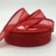 Lila 5yds 1 &quot (25mm) Satin Edge Organza szalag íj esküvői dekoráció DIYLace kézműves