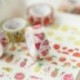 15mm x 7m-es Gránátalma mintás Washi dekor szalag - dekoratív öntapadós szalag
