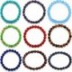 Fehér türkiz gyöngy elefánt Divat férfi természetes kő gyöngyös karkötő fej Buddha varázsa gyöngy Bangle ékszerek
