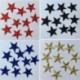 fehér 10Pcs csillag hímzés varrni vasalat a javítás jelvény ruhák Applique táska szövet DIY