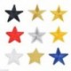 Kék 10Pcs / Lot Star hímzés varrni vasalat a javítás jelvény ruhák Applique táska szövet