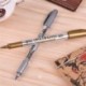 Arany Fémes szín vízálló jelölő toll Album Fotó Scrapbook DIY dekor kártya
