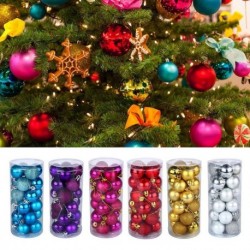 24db 3CM Glitter csillogó Karácsonyfa fenyőfa dísz ünnepi dekoráció
