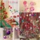 24db 3CM Glitter csillogó Karácsonyfa fenyőfa dísz ünnepi dekoráció