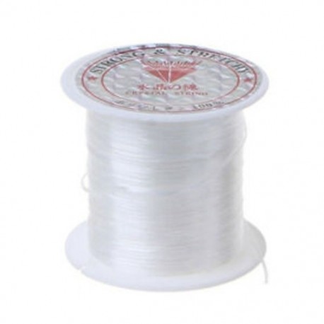 * B-1 Roll Clear 0.8mm / 10M 2PCS / Pack Elasztikus Crystal Beading Cord String szál a DIY nyaklánc karkötőhöz