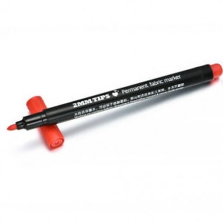 Piros 8Colors Permanent Fabric Paint Marker póló toll ruházat cipőkhez DIY Graffiti