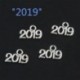2019 20Pcs évszám 2017 2018 2019 2020 Tibeti ezüst medálok Charms Craft DIY