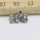 2019 20Pcs évszám 2017 2018 2019 2020 Tibeti ezüst medálok Charms Craft DIY