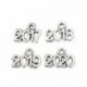 2019 20Pcs évszám 2017 2018 2019 2020 Tibeti ezüst medálok Charms Craft DIY