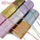 Ezüst 20 yard (4mm) 1 / 8`` Fémes csillogó szalagok Karácsonyi csomagoló ajándék szalag