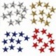 Kék 10Pcs / Set Star hímzés varrni vasalat a javítás jelvény ruhák Applique táska szövet