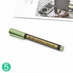 * 5 10 szín metál festékjelző tollak DIY metál fényes csillogás kalligráfia művészet