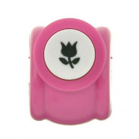 * 12 Rózsa Virág Gyerekek DIY Scrapbooking kártya papír vágó kézi ütés kör lyuk Confetti kézműves