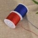 fehér Nylon Cord Thread 0.8mm kínai csomó Macrame Rattail karkötő fonott string 45M