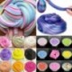Lila Színes bolyhos Floam Slime illatos stresszoldó játék Nincs borax gyerekek iszapjáték