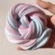 Lila Színes bolyhos Floam Slime illatos stresszoldó játék Nincs borax gyerekek iszapjáték