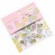 Rózsaszín 80Pcs japán Sumikko Gurashi matrica pelyhek táska zsák Anlimals Scrapbooking DIY