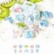 70 db Mini papír matrica címke napló dekorációs matrica album Scrapbooking DIY