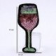 2db Borosüveg Juice cup pink flitterek Hímzés Vas Patch jelvények Applyque DIY
