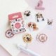 45db DIY aranyos kutya papír címke matrica dekoráció fotó ablum napló Scrapbooking