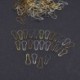 100db-os sokszoros tűszalag kötés Craft Stitch Crochet szerszám rézjelölő zárolása
