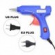 EU Plug 20W 110-220V Mini professzionális elektromos fűtés forró olvadék ragasztó pisztoly US / EU dugó