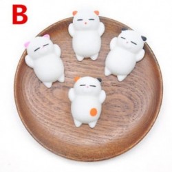 *B 4Pcs / Set Squishy Squeeze reális lassú emelkedő varázsa gyűjtemény stressz megkönnyebbülés játék
