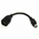USB 2.0 A női és mikro B-hím átalakító OTG adapterkábel a GPS autós zenéhez