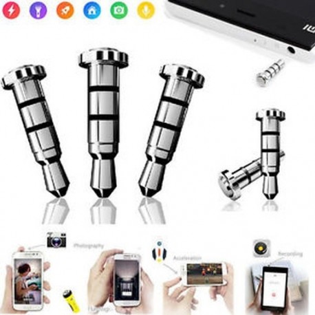 Klick gyorsbillentyűs porvédő dugó Android 3.5 mm-es Jack Smart mobiltelefonokhoz