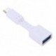 Fekete USB-C 3.1 C típusú férfi-USB 3.0 kábeladapter OTG adatszinkronizáló töltő JP töltés
