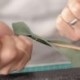 Bézs Waxed Thread 0.8mm 90m poliészter kábel varrás varrással bőr kézműves karkötő