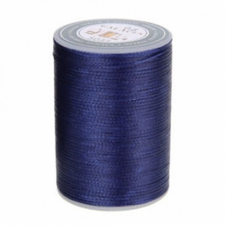 Kék Waxed Thread 0.8mm 90m poliészter kábel varrás varrással bőr kézműves karkötő