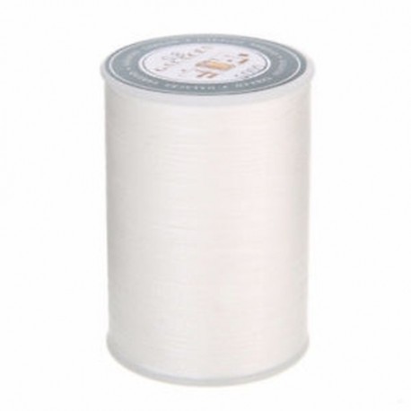 fehér 90 m-es viaszos szál 0,8 mm-es poliészter kábel varrással varrott bőr kézműves karkötő