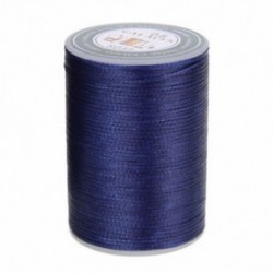 Kék 90 m-es viaszos szál 0,8 mm-es poliészter kábel varrással varrott bőr kézműves karkötő