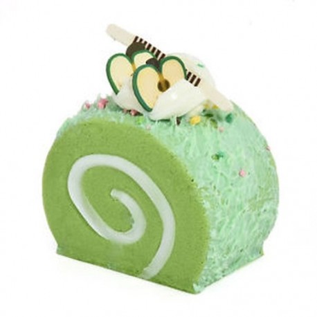 1PCS zöld torta Soft Squishy Slow Rising Charm Squeeze Kid Toys stresszcsökkentő szórakoztató játékgyűjtemény
