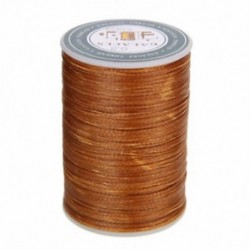 Kávé Waxed Thread 90m 0.8mm poliészter kábel varrás varrással bőr kézműves karkötő