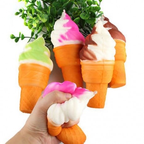 1PCS fagylalt Soft Squishy Slow Rising Charm Squeeze Kid Toys stresszcsökkentő szórakoztató játékgyűjtemény