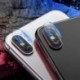 IPhone X-hez (1db tiszta) Edzett üveg hátsó kamera lencse képernyővédő Apple iPhone X XS Max XR