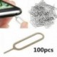 100db 100Pcs SIM kártya tálca eltávolító kilökő gomb kulcsszerszám Apple iPhone XS Max XR készülékhez