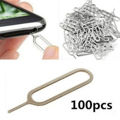 100db 100Pcs SIM kártya tálca eltávolító kilökő gomb kulcsszerszám Apple iPhone XS Max XR készülékhez