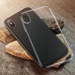 IPhone XS Max Puha, tiszta tok Slim ütésálló átlátszó gumi fedél iPhone XS Max XR X-hez