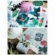 * 5 60db címke napló papír matrica Scrapbooking növények Virág matricák Telefon dekoráció