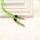 Ibolya Jack férfi és férfi audio sztereó Aux hosszabbító kábel kábel iPhone iPod 3,5 mm J