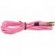Ibolya Jack férfi és férfi audio sztereó Aux hosszabbító kábel kábel iPhone iPod 3,5 mm J