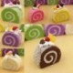 Zöld Cake Squishy szimuláció Szuper lassú emelkedő kenyér gyerek játék konyha élelmiszer játék játék