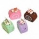 Zöld Cake Squishy szimuláció Szuper lassú emelkedő kenyér gyerek játék konyha élelmiszer játék játék