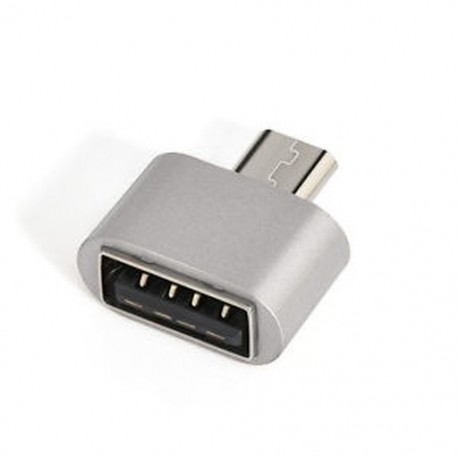 Ezüst Új Micro USB 2.0 női USB 3.1 típusú C típusú férfi átalakító USB-C OTG adapter