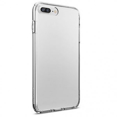 IPhone 7 Plus esetén Tiszta, puha TPU karcsú védő hátsó bőr tok iPhone 6 7 8 Plus X-hez