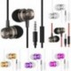 * 2 Rose Gold 3,5 mm w / Mic Super basszuszene fülhallgató fülhallgató fülhallgató fülhallgató fülhallgatóval